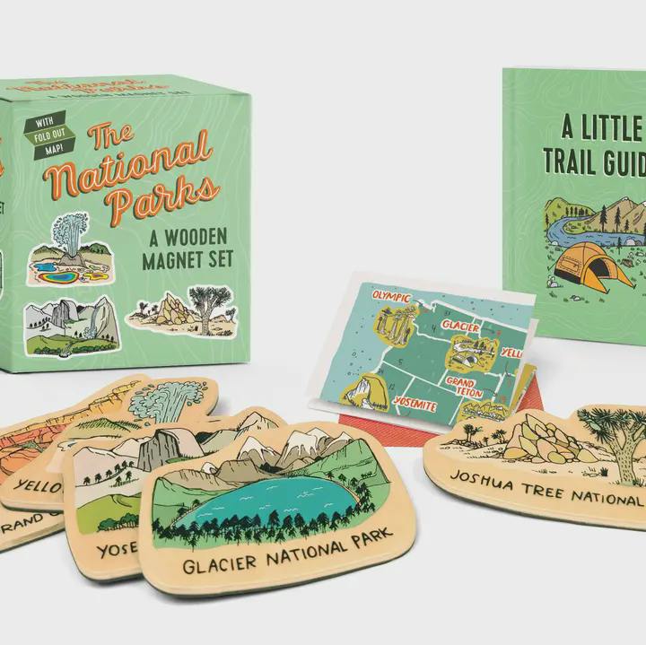 The National Parks: A Wooden Magnet Set