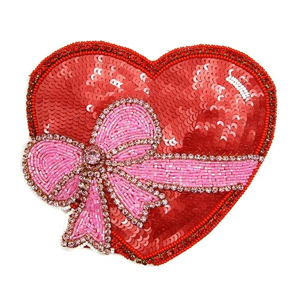 Heart Seed Bead Purse