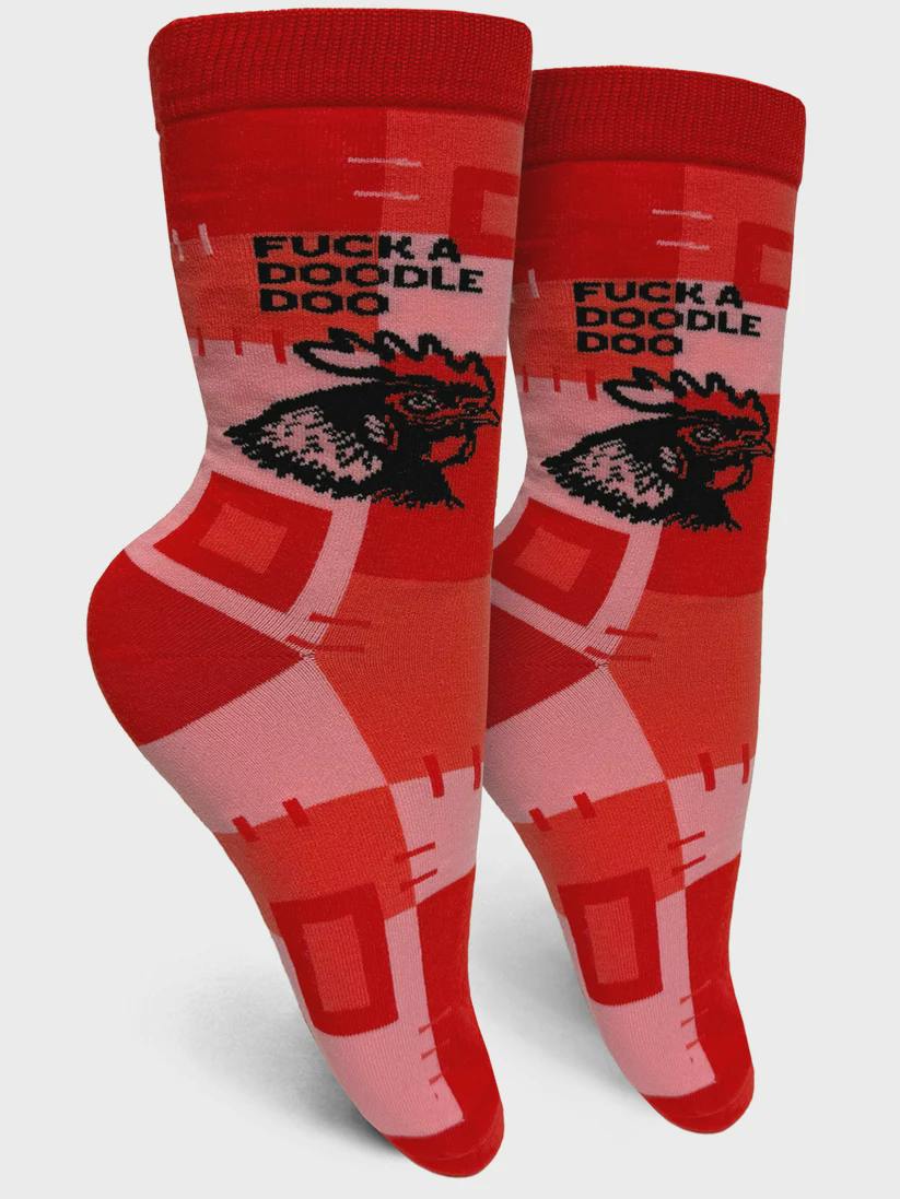 Fuck A Doodle Doo Socks