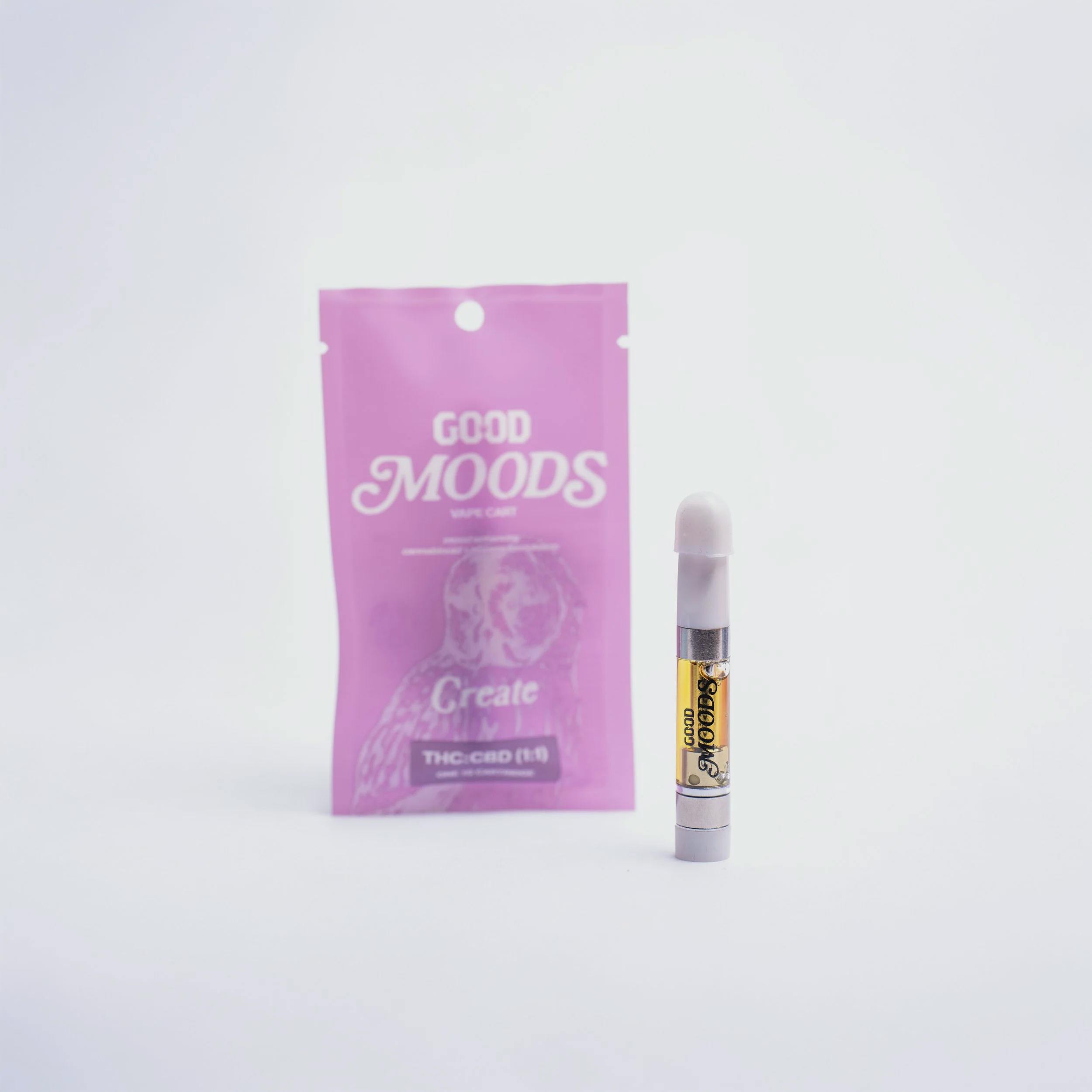 Good Moods Create 1:1 THC:CBD 1g