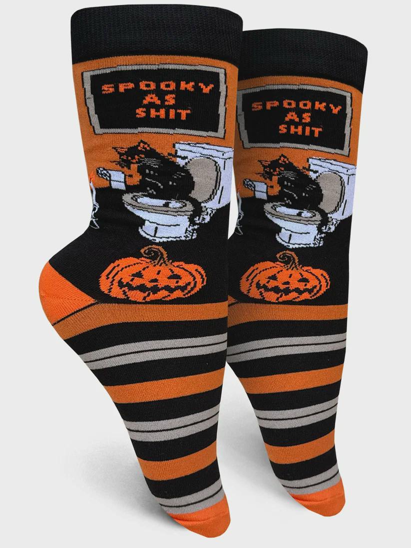 Spooky As Shit Socks