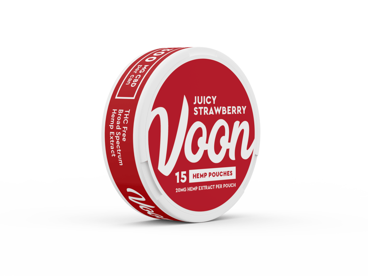 Voon Juicy Strawberry 20mg CBD Pouch