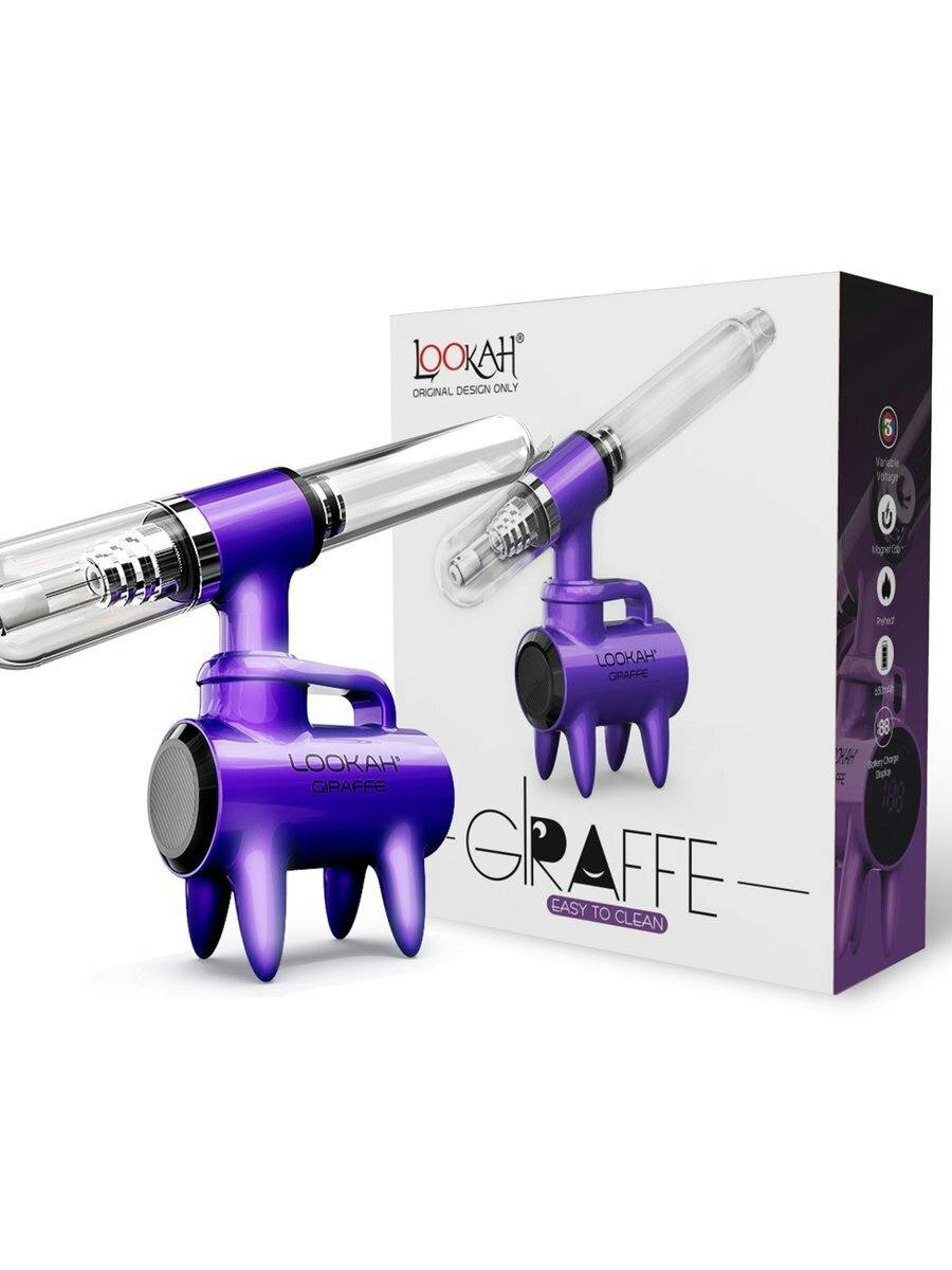 Lookah Giraffe Cute Electric Nectar Collector Dab Pen | Purple