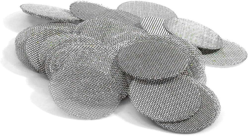 Ash Stainless Steel | Pipe Screens 5pack | Fits in Wallet!