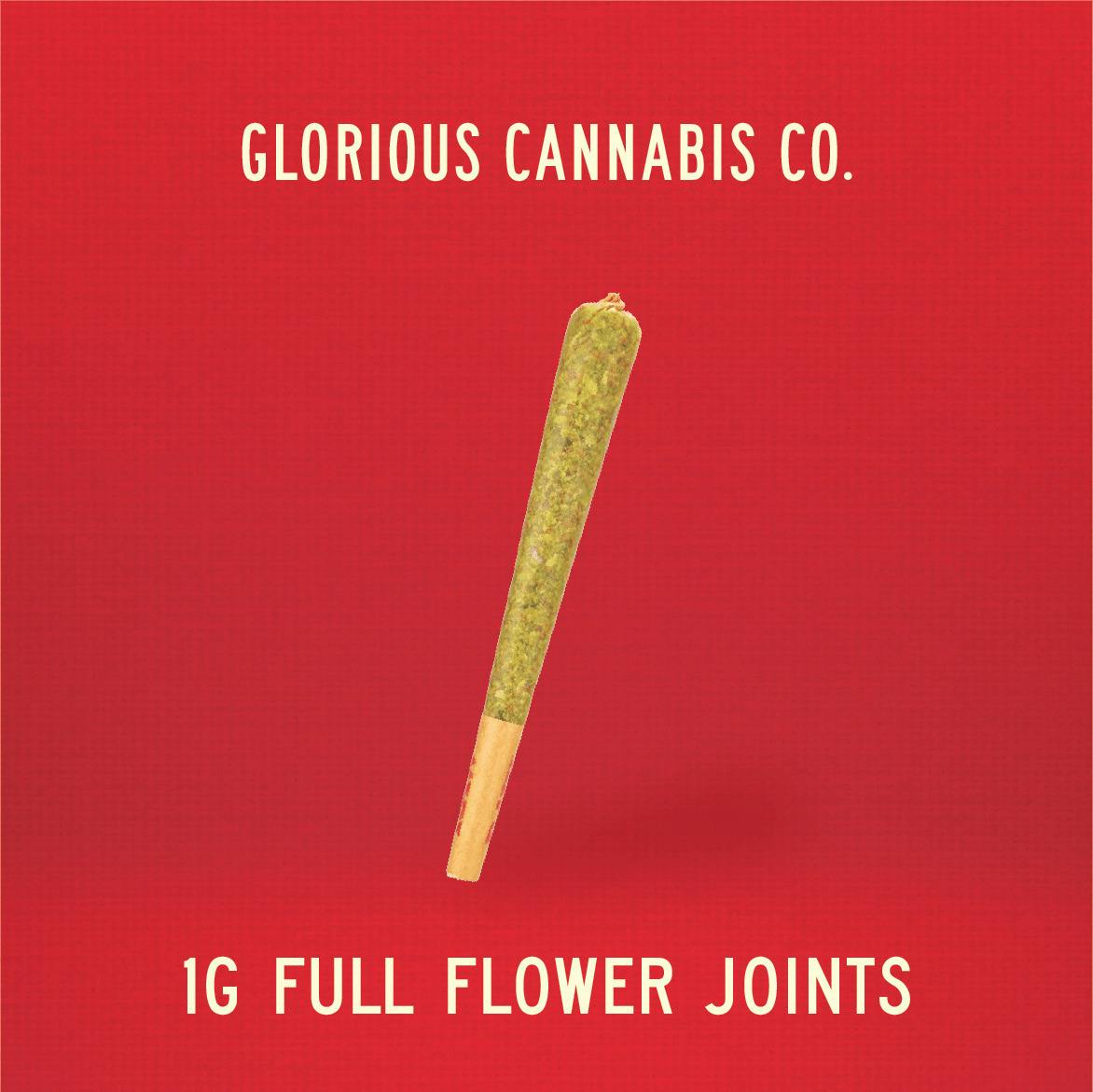 Glorious Cannabis Co. | Full Flower Pre-Roll 1g | Free Refills #1