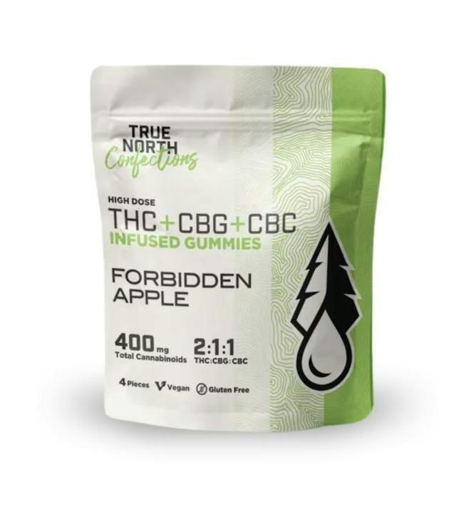 True North | 400mg Forbidden Apple 2:1:1 THC:CBG:CBC 4x