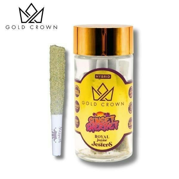 Gold Crown | Royal Junior Jesters | 5pk 3.5g Tarantula | Sunset Sherbert
