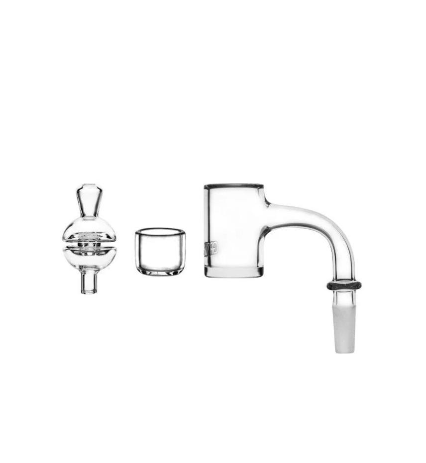 10mm 90deg Seamless Quartz Banger Kit at High Profile of Lakehurst Dispensary