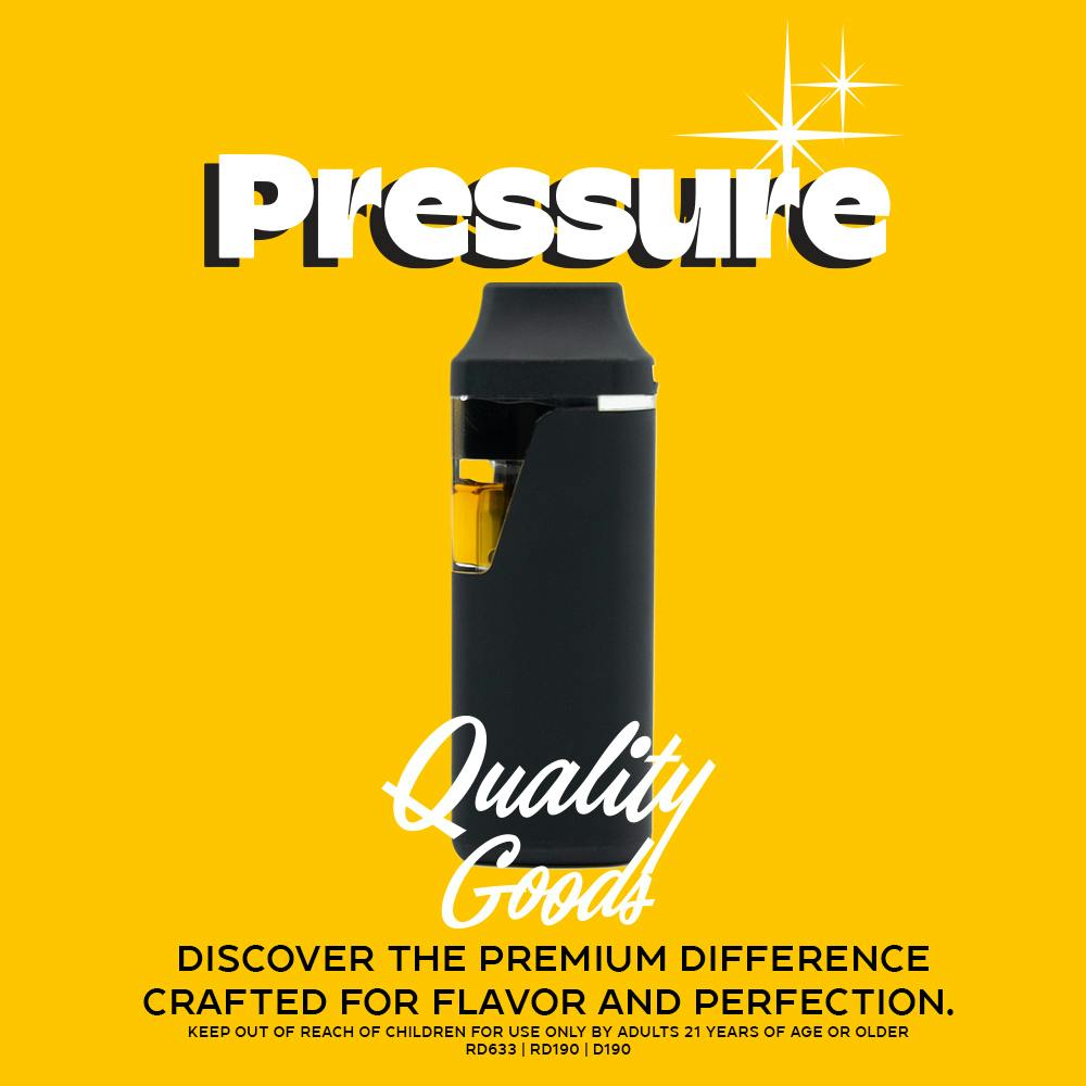 Pressure - AIO Live Rosin - 8 Inch Bagel (H) (0.5g)