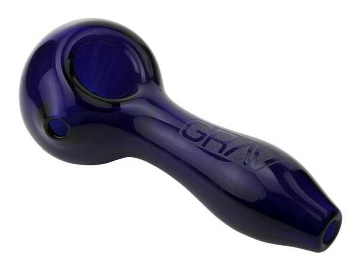 4" Spoon Pipe Blue