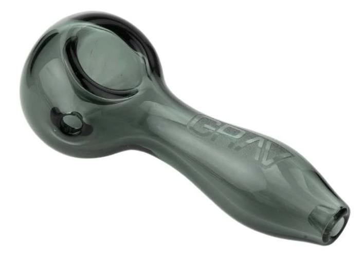 4" Spoon Pipe Smoke Grey