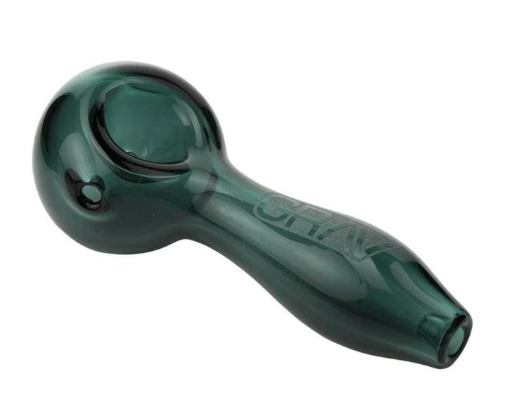 4" Spoon Pipe Lake Green