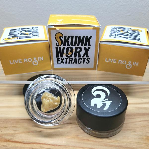 SKUNK WORX | RAINBOW SHERBERT | 1G LIVE ROSIN