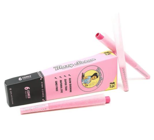 LUV BUDS | BLAZY SUSAN PINK CONES | 1 1/4