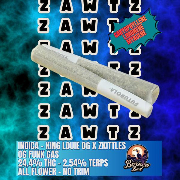 BORNEO BUD | ZAWTZ | 3.5G PROLL | INDICA