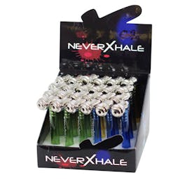 NeverXhale Glass & Metal Pipe