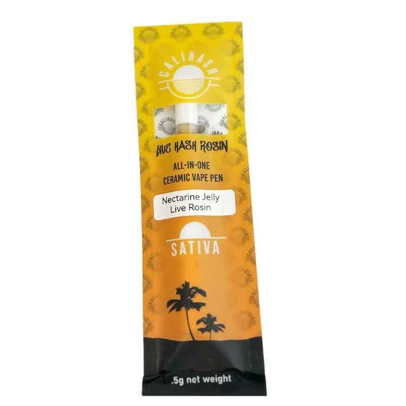 Cali Hash All In One Rosin Vape 0.5g — Sour Strawberry