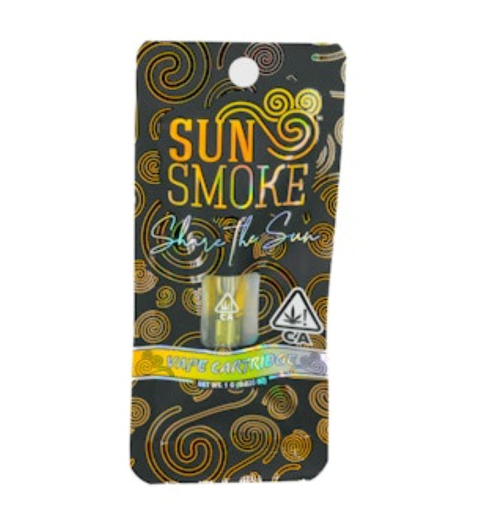 SunSmoke 1g Cartridge — 24K Gold