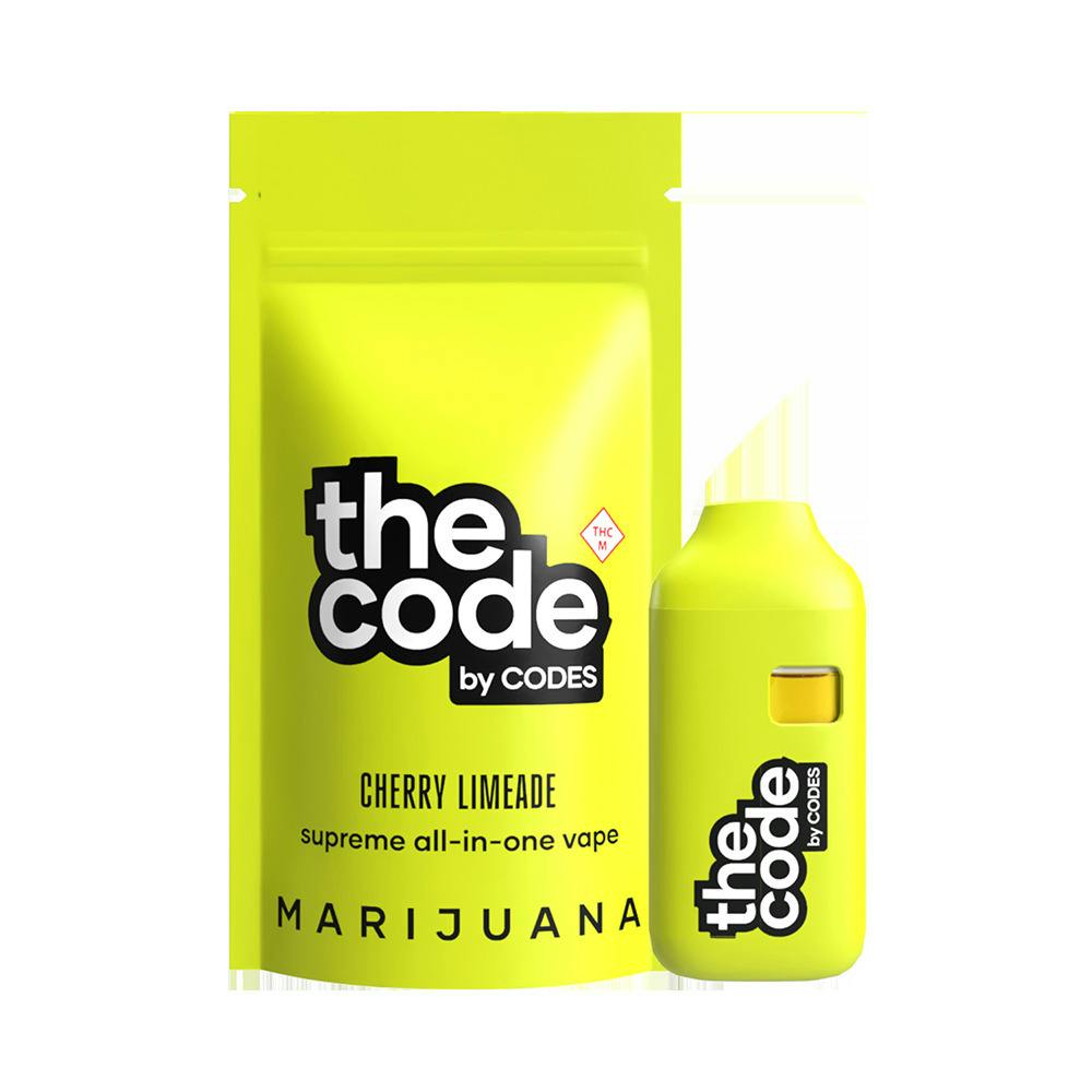 Codes: The Code Vape | Cherry Limeade | All-In-One cannabis product