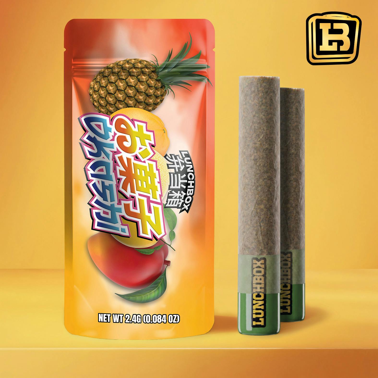 LunchBox Preroll 1.2g 2pk Okashi