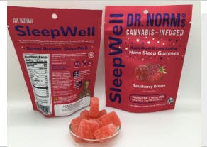 [Dr. Norm's] CBN Gummies - 100mg - Raspberry Dream (I)