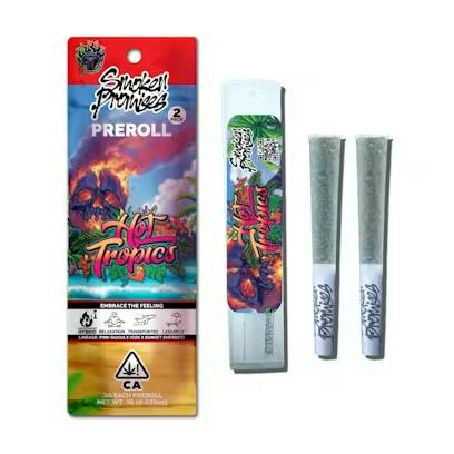 [Smoken Promises] Preroll 2 Pack - 1g - Hot Tropics (H/I)