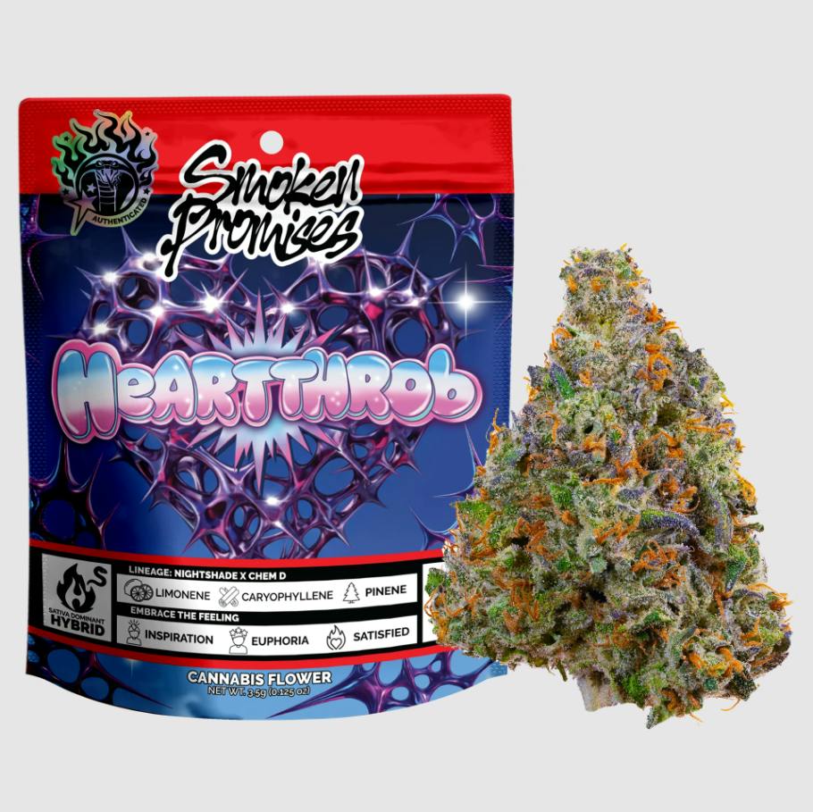 [Smoken Promises] Flower - 3.5g - HeartThrob (H/S)