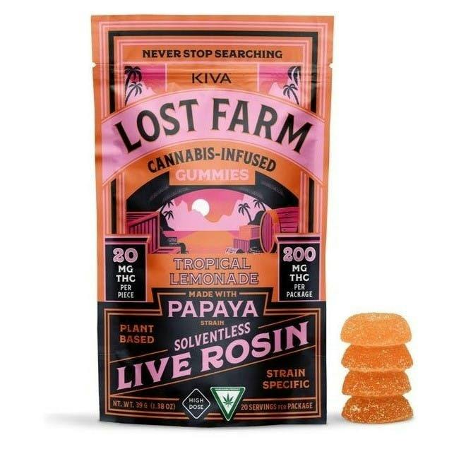 Tropical Lemonade | Live Rosin Gummies | 200mg (10pk)