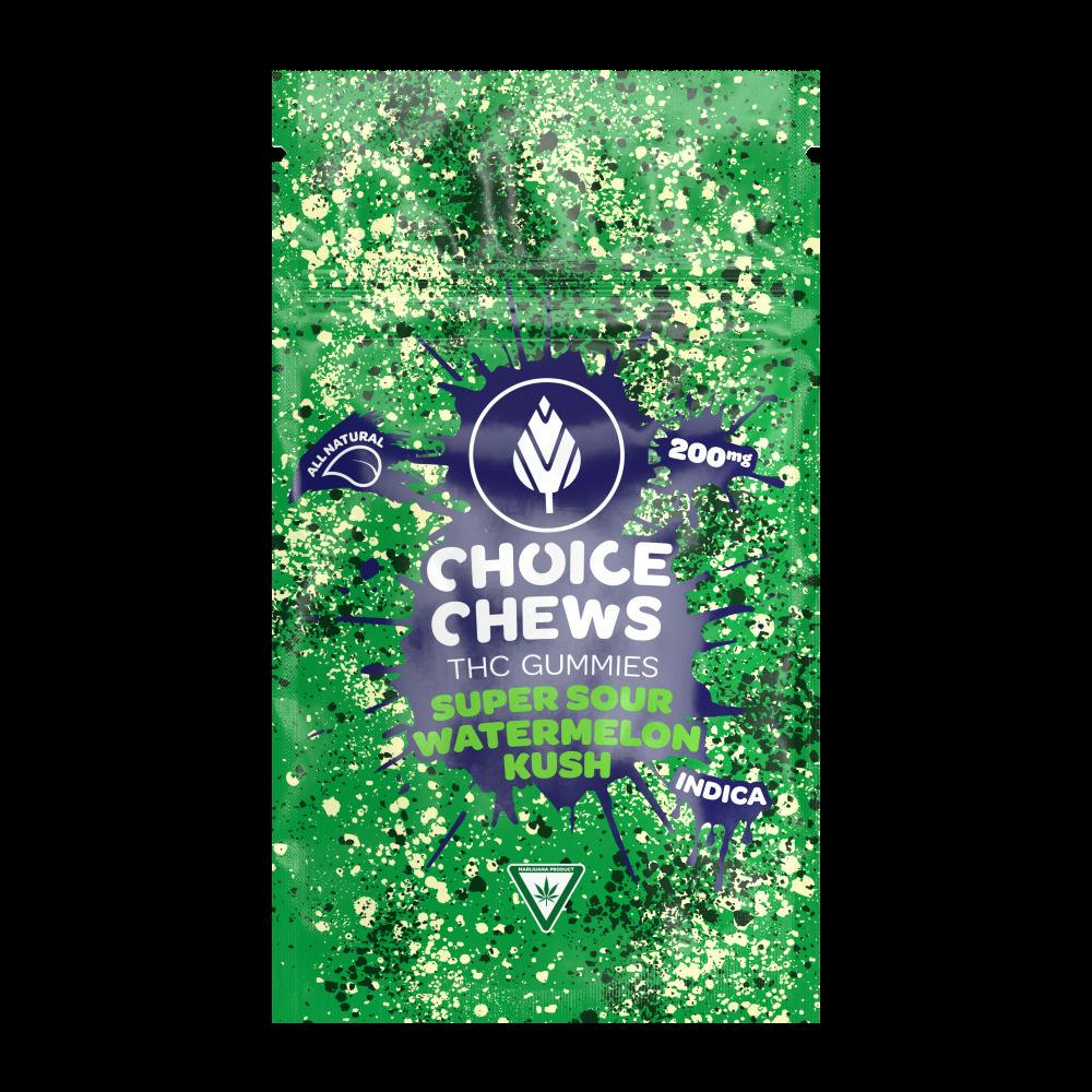 Super Sour Watermelon Kush | Soft Chew | 200mg (10pk)
