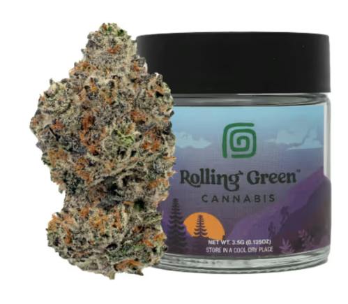 Rolling Green | 3.5g Flower | Marmalade | Indica Dominant