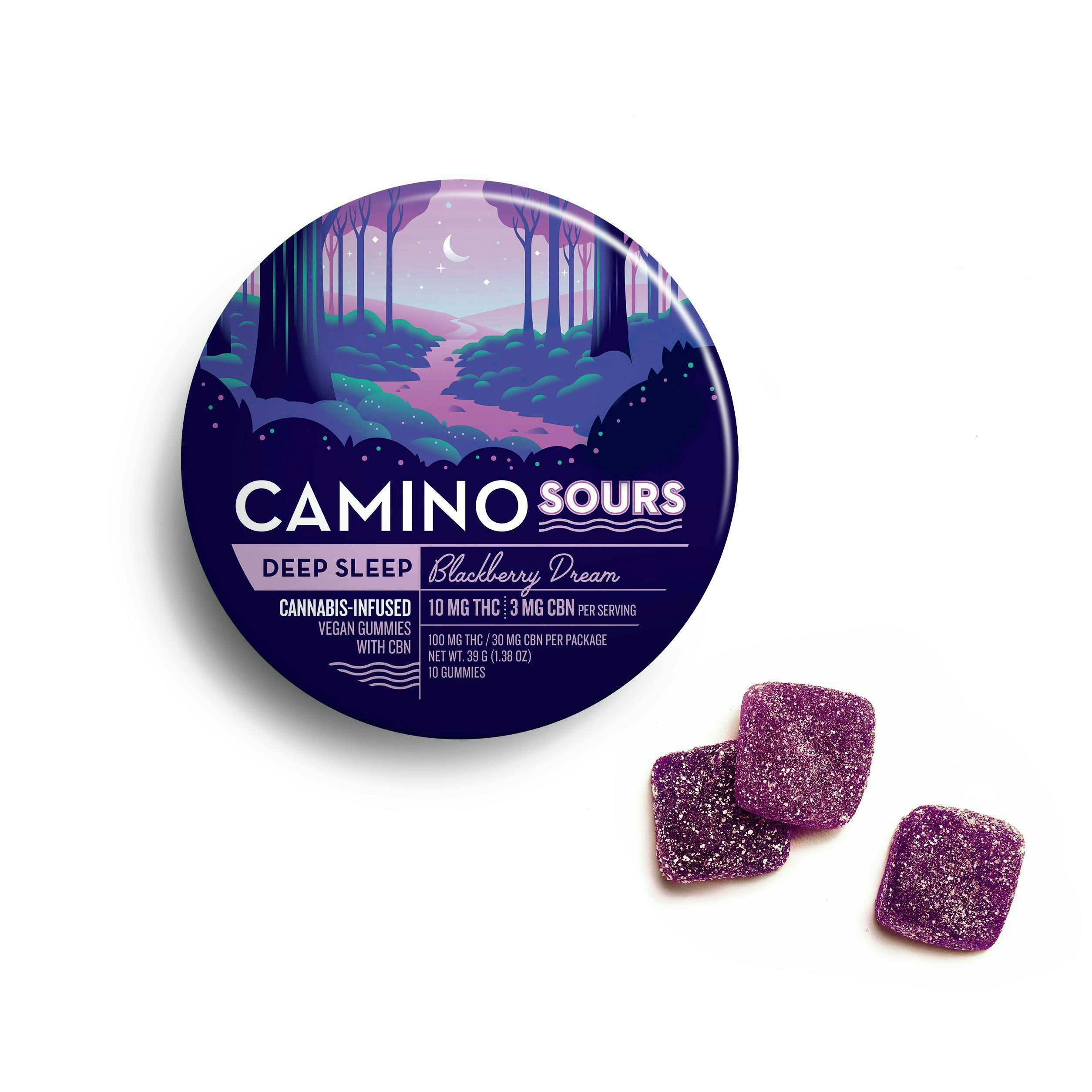 CAMINO - SOUR BLACKBERRY DREAM 10:3 CBN GUMMIES