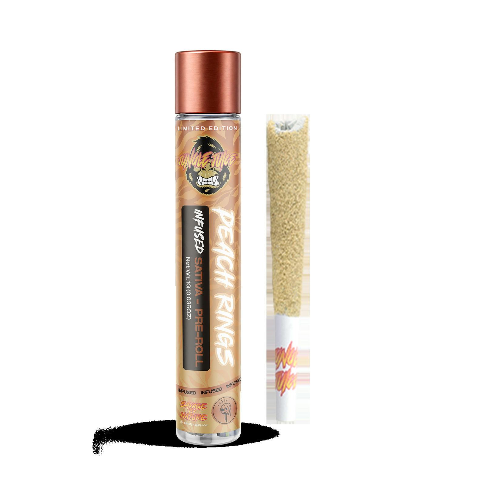 Peach Rings Infused Pre-Roll cannabis product