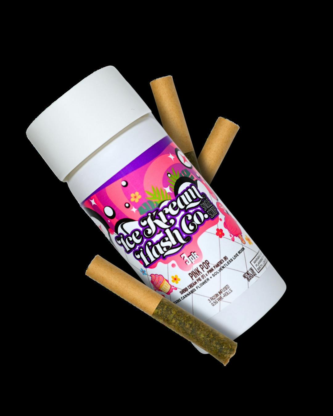 Pink Pop 3pk Infused Rosin Pre-Rolls