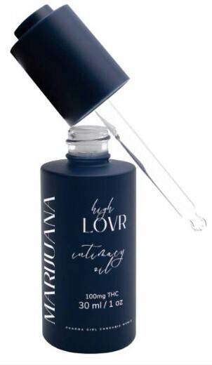 100mg THC Blue Intimacy Oil - high LOVR
