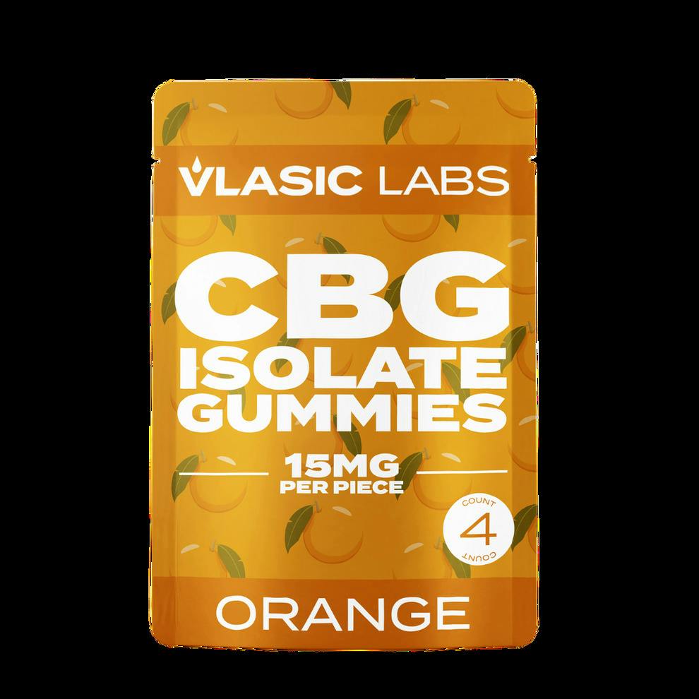 Orange 15mg CBG Gummy 4-Pack - Vlasic Labs