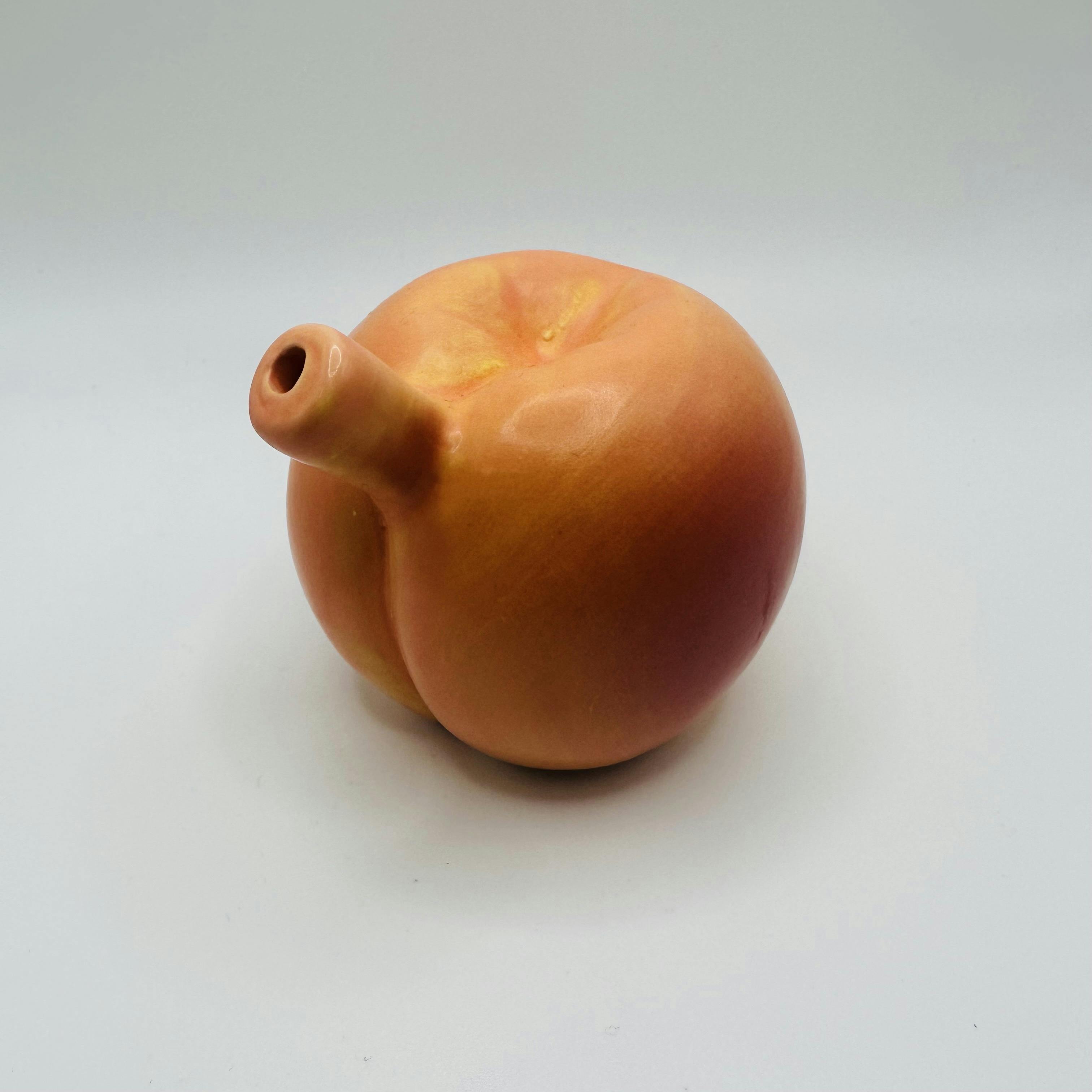 Mini Peach Ceramic Pipe