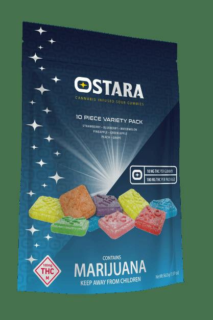 Sour 100mg Gummies - Ostara Cannabis