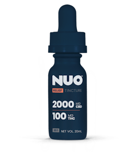 NUO Relief Tincture 20:1 2000mg CBD 100mg THC