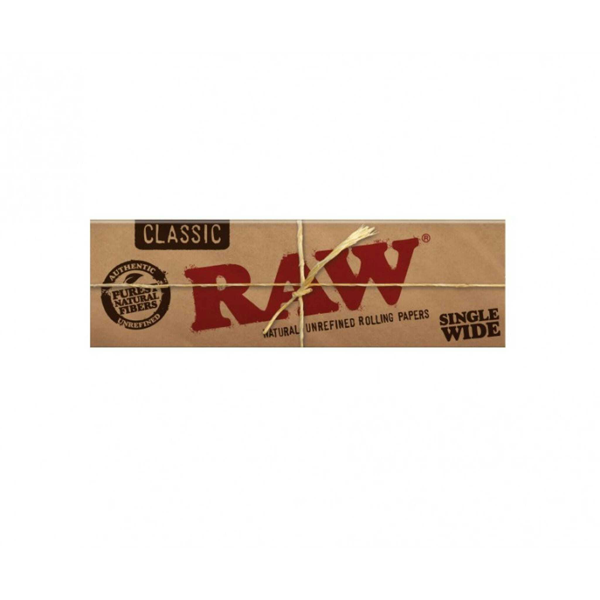Raw 1" Classic Unbleached Double Window Papers