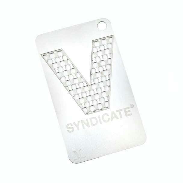 V Syndicate Classic V Grinder Card - Silver