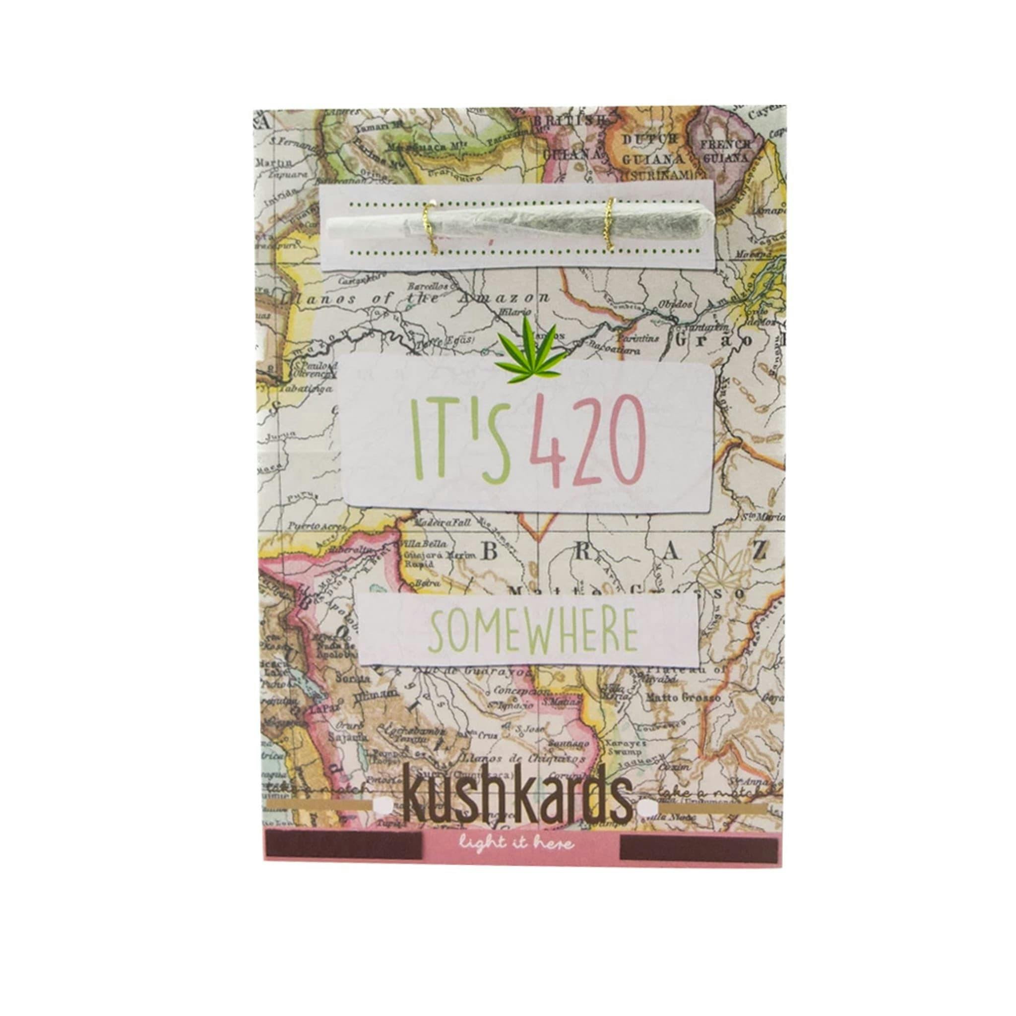 It's 420 Somewhere Pre-Roll Card by KushKards