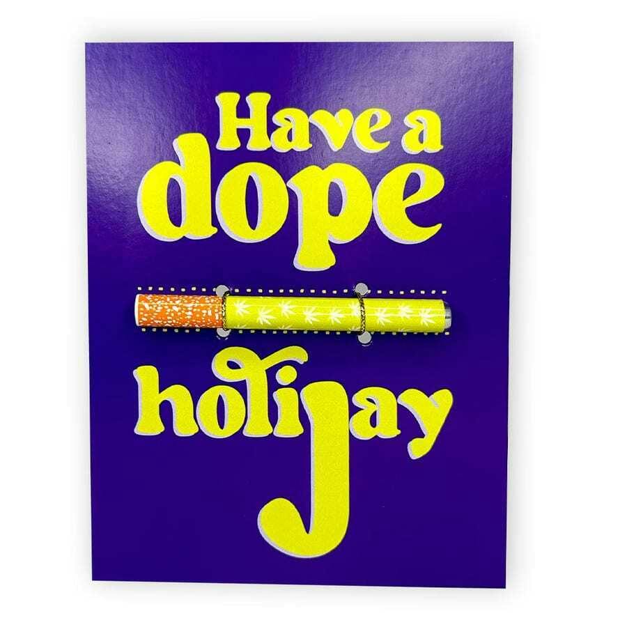 KushKards One Hitter Card - Have A Dope Holijay