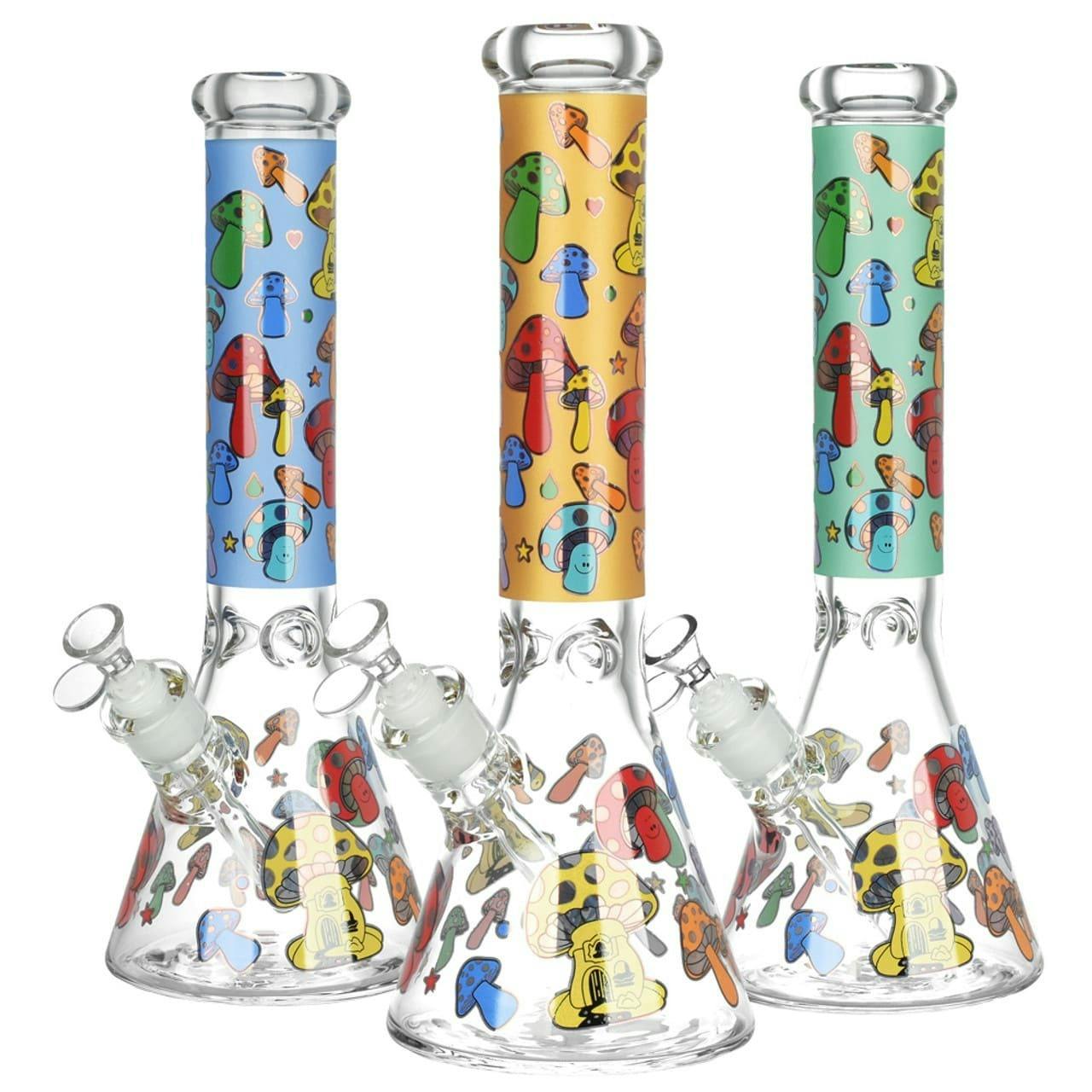 14" Forever Fungi Beaker Water Pipe - Assorted Colours