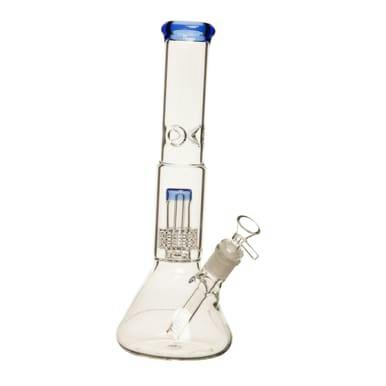 Arsenal Glass, 14" 5mm Diamond Sphere Beaker Bong,