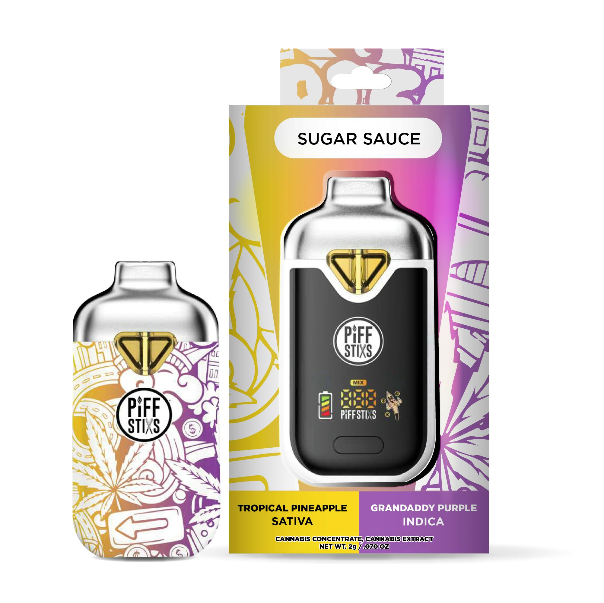 Tropical: Pineapple/grandaddy Purple Spiked