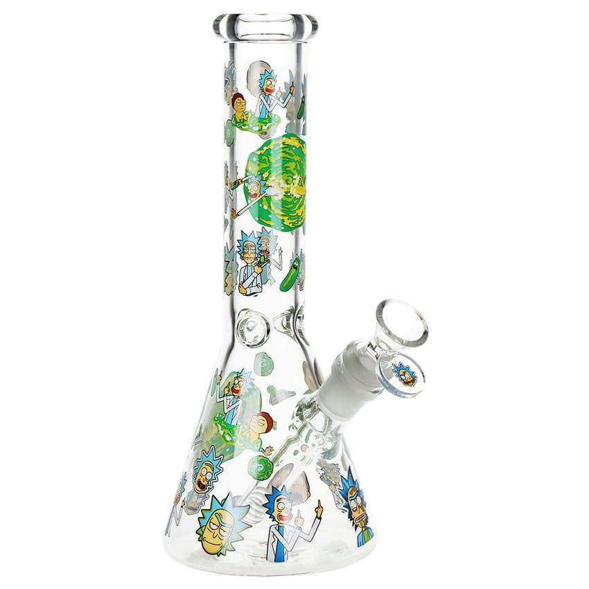 Rich and Shorty Portal Glass Water Pipe - 9.75" / 14mm F