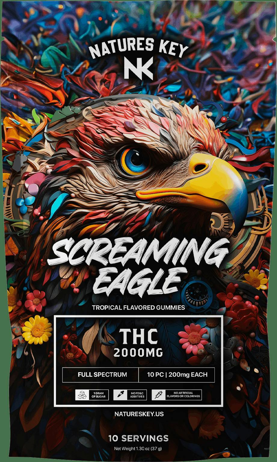 | MEDICAL | 2,000mg | Gummies | Screamin Eagle | Nature's Key