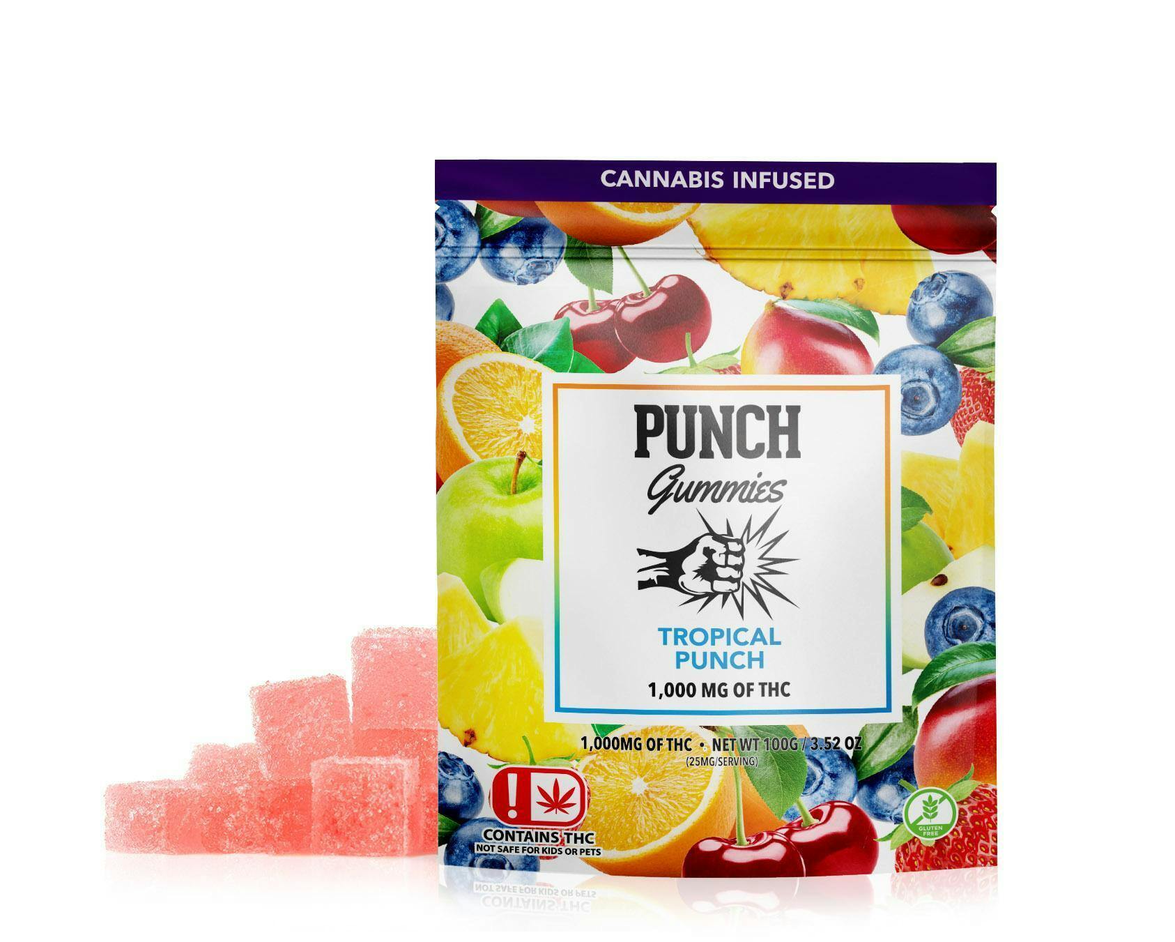 | MEDICAL | 1000mg | Punch Gummies | Cherry Cola | Punch Extracts