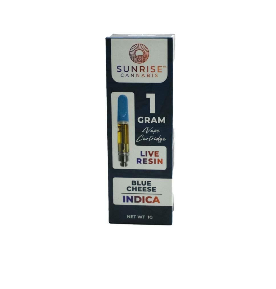 Sunrise-Cartridge-Live Resin-1g-Blue Cheese (I)