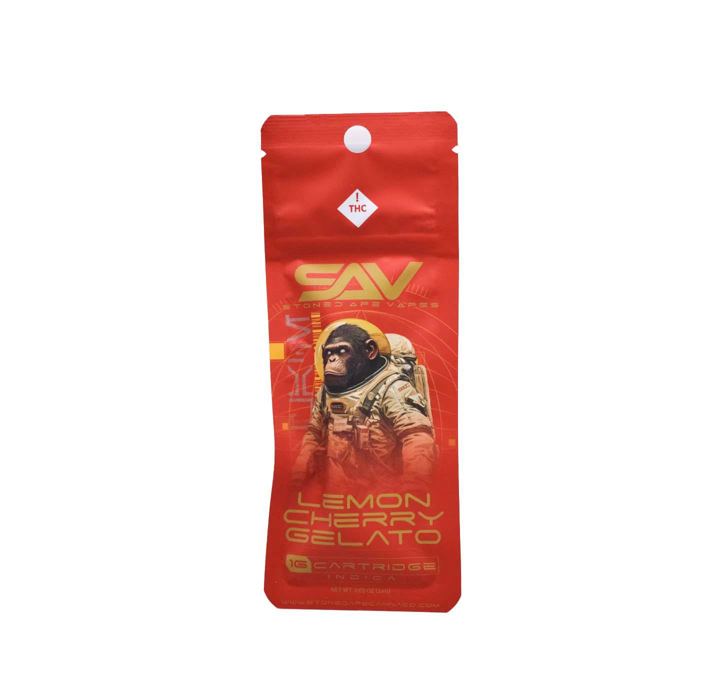 Stoned Ape-Cartridge-Distillate-1g-Lemon Cherry Gelato (I)